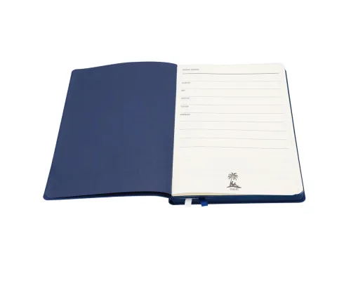 Ежедневник A5 недатированный Gabby в мягком переплёте, тёмно-синий