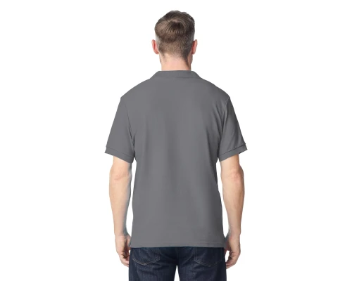 Футболка поло PREMIUM COTTON ADULT DOUBLE PIQUE, ГРАФИТОВЫЙ S