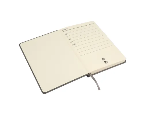 Ежедневник A5 недатированный Classique в твёрдом переплёте, тёмно-серый