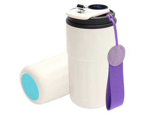 Термокружка Ashly To Go, белая/фиолетовая/бирюзовая