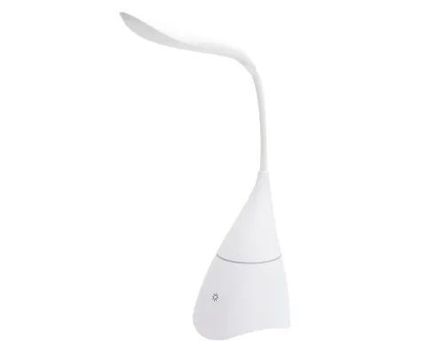 Настольная лампа с колонкой Swanny, белая