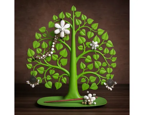 Декоративный органайзер для украшений Bodhi, зеленый