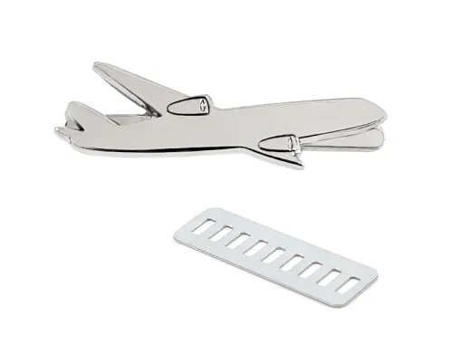 Сумка для покупок JETTA 325 г/м² с шильдом - самолёт, натуральный