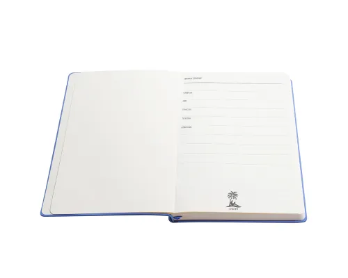 Ежедневник A5 недатированный Franco в мягком переплёте, синий