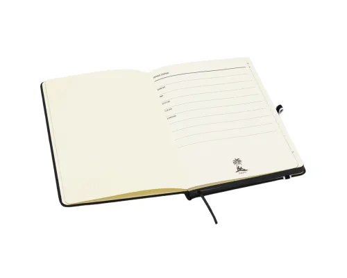 Ежедневник A5 недатированный Sir Lewis в твёрдом переплёте, белый кант