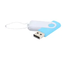 Флешка Designer To Go 2.0 USB 16Gb, голубой/белый