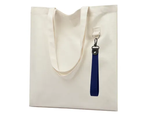 Сумка для покупок LUMISSA 325 г/м² с ремувкой, натуральный/тёмно-синий