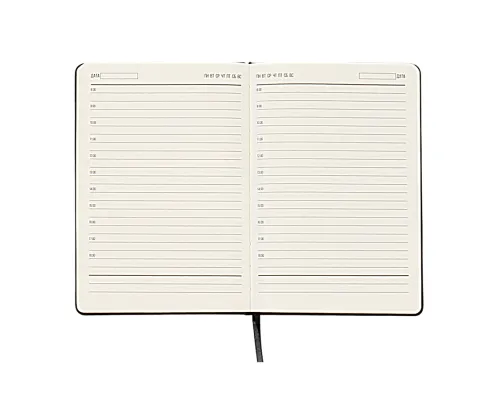 Ежедневник A5 недатированный Dear в твёрдом переплёте, чёрный