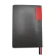 Ежедневник A5 недатированный Molfetta в мягком переплёте, серо-красный