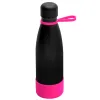 Термобутылка герметичная вакуумная Olivia To Go, чёрный/розовый