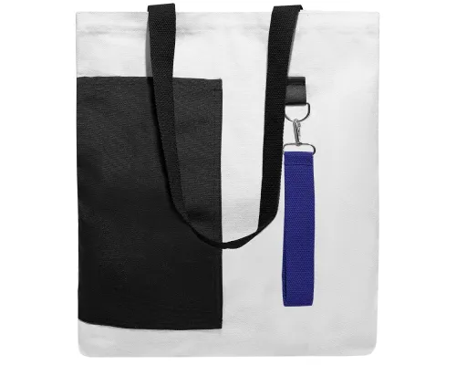 Сумка для покупок BANSHEE TO GO 325 г/м², чёрная/синяя