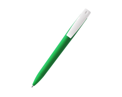 Ручка пластиковая T-pen софт-тач, зеленая Ручка пластиковая T-pen софт-тач, зеленая