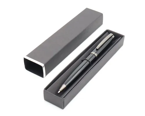 Ручка Betty в коробке Cradle чёрной с серебристым, чёрная