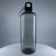 Бутылка пластиковая для воды Clipster, чёрный