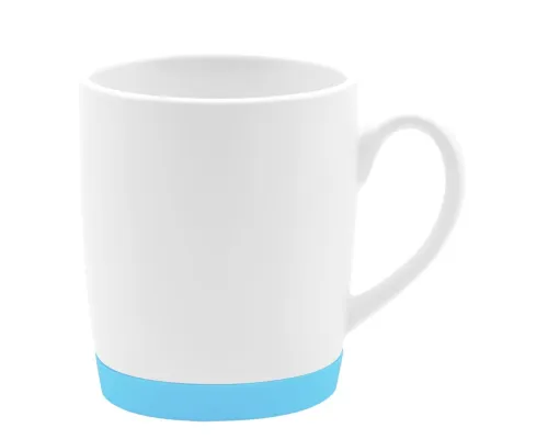 Кружка Make Me To Go, белая/голубая