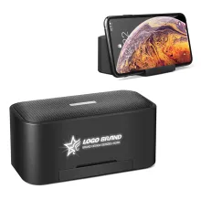 Беспроводная колонка Riffle с подсветкой гравировки, черный