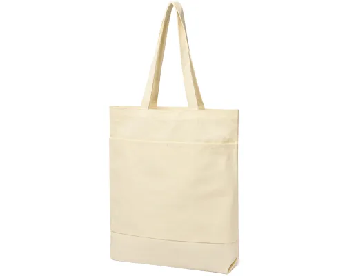 Сумка для покупок JETTA с карманами 325 г/м², натуральная