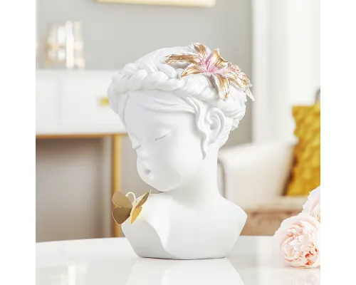 Статуэтка  "Бюст ребенка с бабочкой"