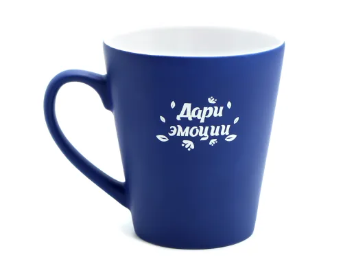 Кружка для гравировки Good day, темно-синий