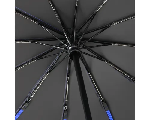 Кастомизированный автоматический складной зонт Altor, синий/зелёный
