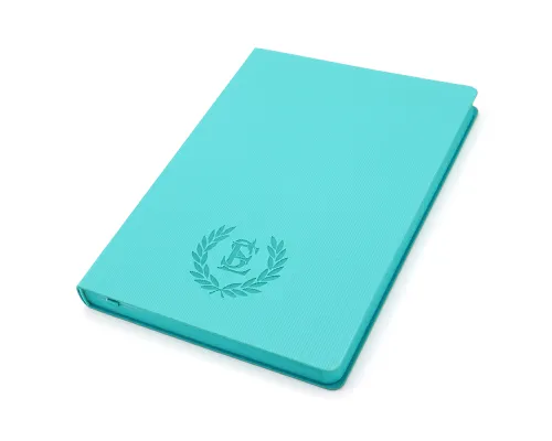 Ежедневник A5 недатированный Gabby в мягком переплёте, бирюзовый Ежедневник A5 недатированный Gabby в мягком переплёте, бирюзовый