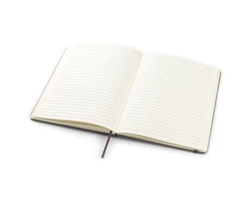 Блокнот из растительного сырья Tutti Frutti в твёрдом переплёте, кофейный