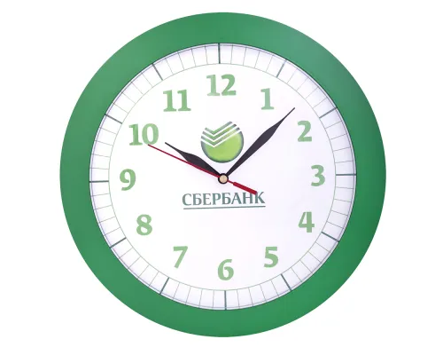 Часы настенные Vivid large, зеленые