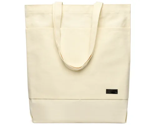 Сумка для покупок JETTA 325 г/м² с шильдом, натуральный