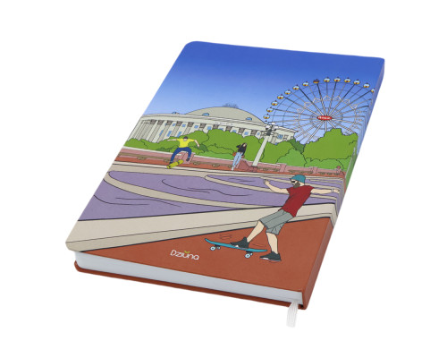 Записная книжка A5 Dziuna Театр в клетку 15 x 21 см Записная книжка A5 Dziuna Театр в клетку 15 x 21 см