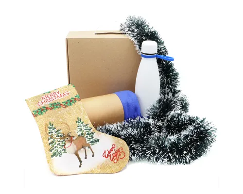 Подарочный набор Теплый вечер , синий