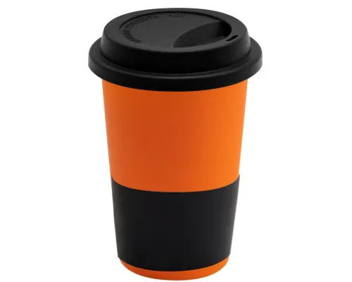 Кружка Magic To Go, оранжевый/чёрный