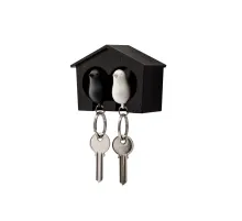 Держатель и брелок для ключей Duo Sparrow, черный