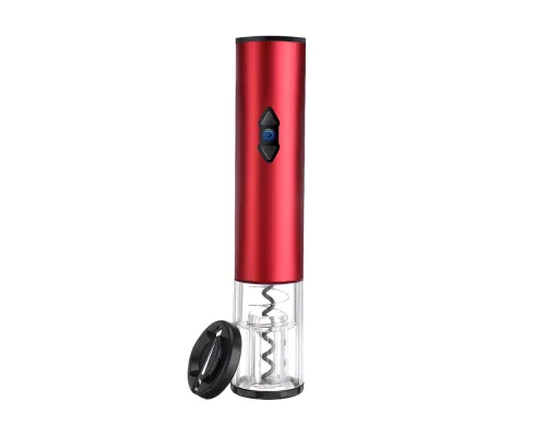 Винный электрический металлический штопор Божоле, красный Винный электрический металлический штопор Божоле, красный