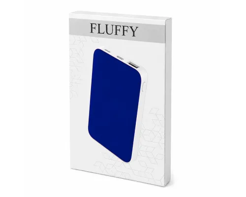 Внешний аккумулятор Fluffy, 5000 Mah, синий