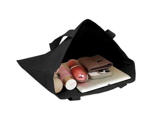 Сумка для покупок LUMISSA 325 г/м², чёрная