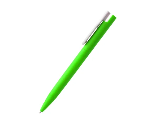 Ручка пластиковая Mira Soft софт-тач, зеленая