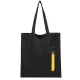 Сумка для покупок LUMISSA 325 г/м² с ремувкой, чёрный/жёлтый