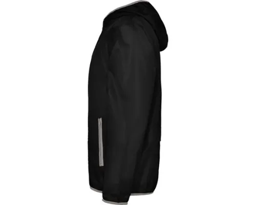 Куртка («ветровка») ANGELO унисекс, ЧЕРНЫЙ 2XL