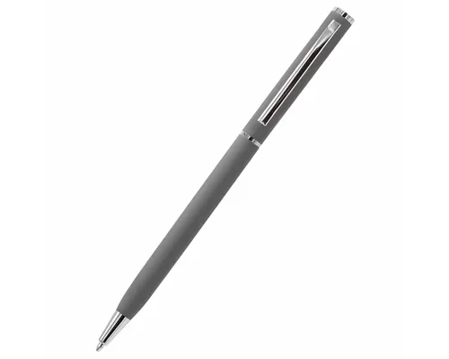 Ручка металлическая Tinny Soft софт-тач, серая