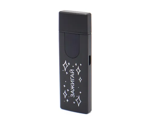 Зажигалка-накопитель USB Abigail, черная Зажигалка-накопитель USB Abigail, черная