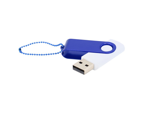 Флешка Designer To Go 2.0 USB 16Gb, белый/синий Флешка Designer To Go 2.0 USB 16Gb, белый/синий