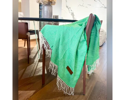 Плед акриловый Samum, зеленый