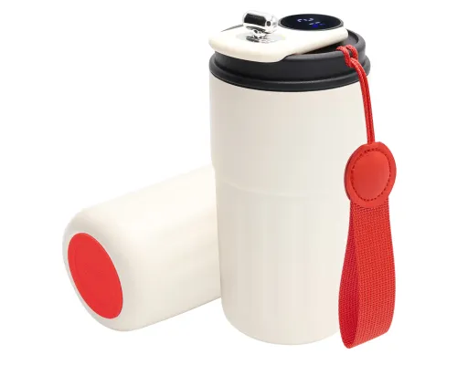 Термокружка Ashly To Go, белая/красная