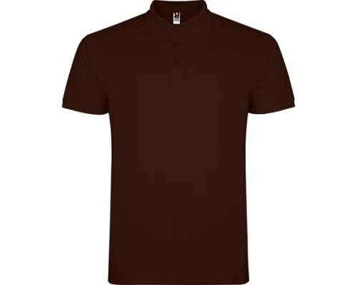 Футболка поло STAR мужская, ШОКОЛАДНЫЙ 3XL