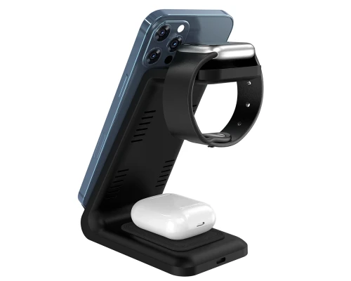 Беспроводное мультизарядное устройство Standy 15W, черный
