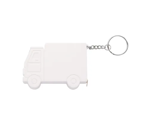 Брелок-рулетка Грузовик, 1 метр, белый