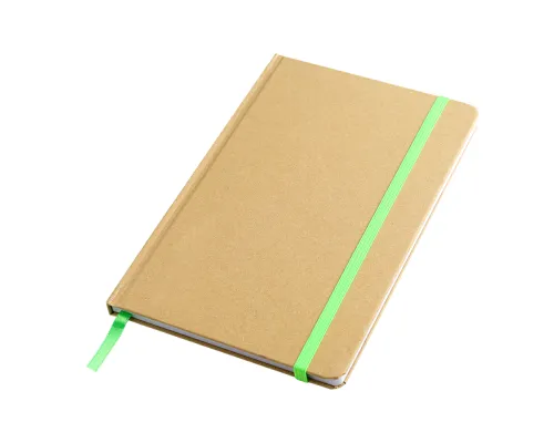 Блокнот Элвин в твёрдом переплёте, зеленый