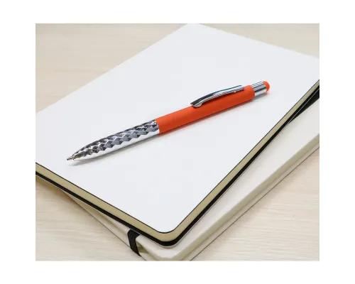 Ручка металлическая Party софт-тач, оранжевая