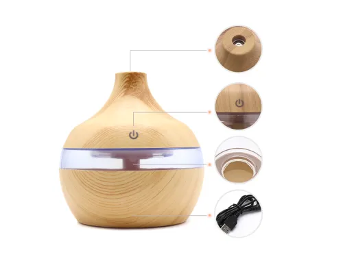 Светодиодный USB арома увлажнитель Holz