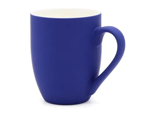 Кружка Elegante, софт-тач, 350мл, темно синий